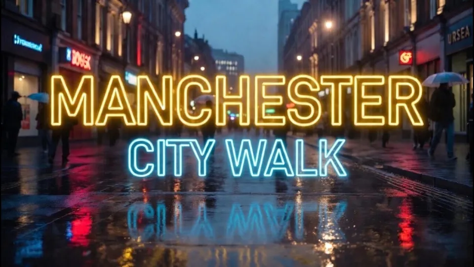 Manchester Walking Tour | Manchester City Centre Walk 4K